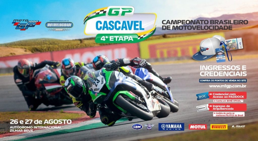 M1GP - Corrida 1 - GP600 - 4ª Etapa CASCAVEL - 26.08.23 