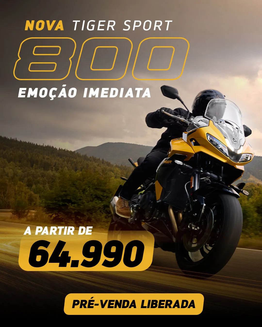 Lançamento_Tiger_800_Banner_Pre_Venda_Moto100GP_1080X1350 1