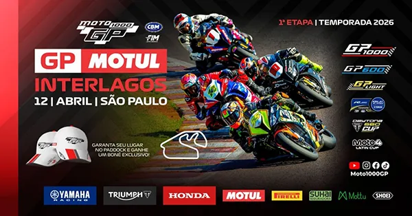 MOTO1000GP - Ingresso 1ª Etapa em Interlagos 2026
